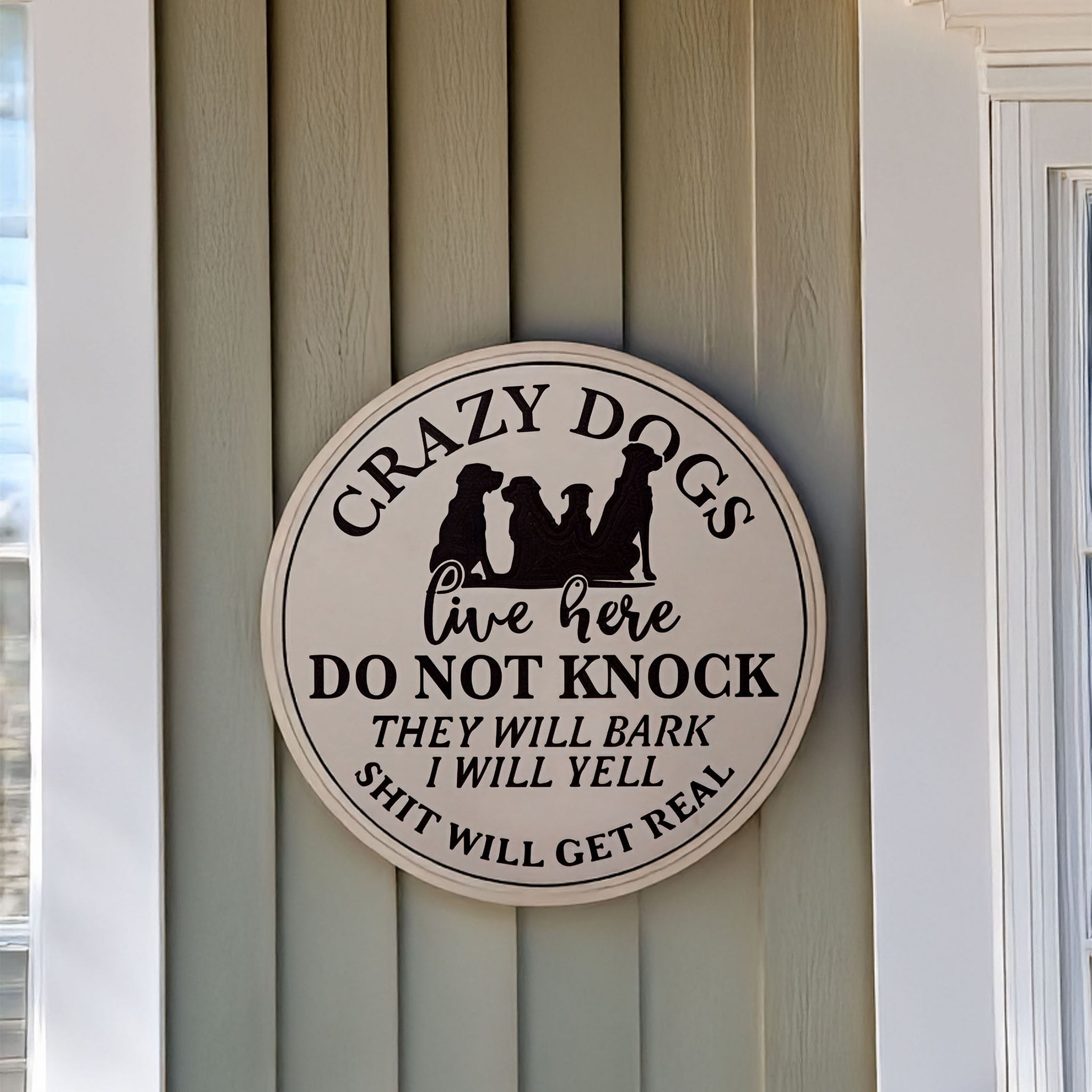 Funny Indoor and Outdoor Sign. All Weather Handcrafted Funny Home Decor signs